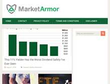 Tablet Screenshot of marketarmor.com